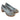 Pantofi damă cu toc din piele naturală perforată AKD 505 Blue - Cardori
