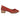 Pantofi damă cu toc mic din piele perforată AKD 505 Red - Cardori