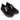 Pantofi casual bărbați Tenos Black Velur - Cardori
