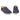 Pantofi perforați bărbați Onuro Elastic Blu - Cardori
