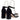 Sandale damă elegante piele întoarsă 233 Black - Cardori