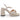 Sandale damă elegante din piele naturală Bej FF 2501128, cu toc gros