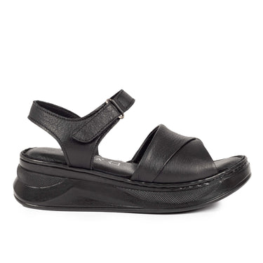 Sandale damă confort din piele naturală AKD Black