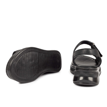 Sandale damă confort din piele naturală AKD Black
