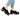 Pantofi damă din piele naturală AMIRA 2310 Black Velur