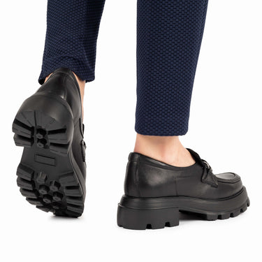 Pantofi casual damă din piele naturală INDIRA Black - LFX316
