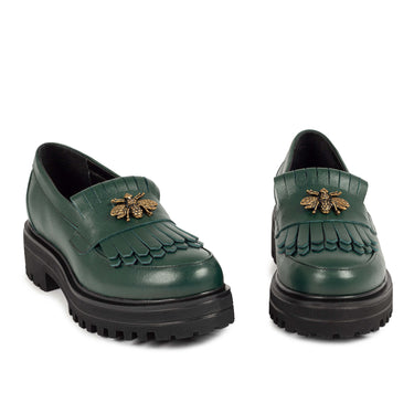 Pantofi damă cu franjuri CLARISA GREEN - CARDORI