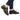 Pantofi damă casual cu catarame ISADORA Black LFX371