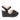 Sandale cu platformă Liza Black - CARDORI