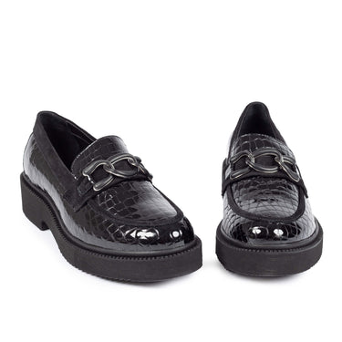 Pantofi damă casual Tesora Black - CARDORI