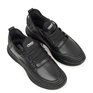 Pantofi casual bărbați OTTER Black One - CARDORI