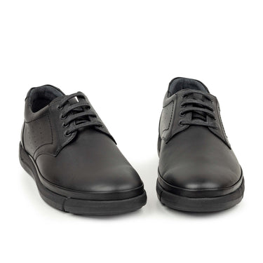 Pantofi casual bărbați Edi black - CARDORI