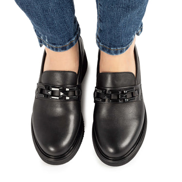 Pantofi casual damă Tessa Black - CARDORI